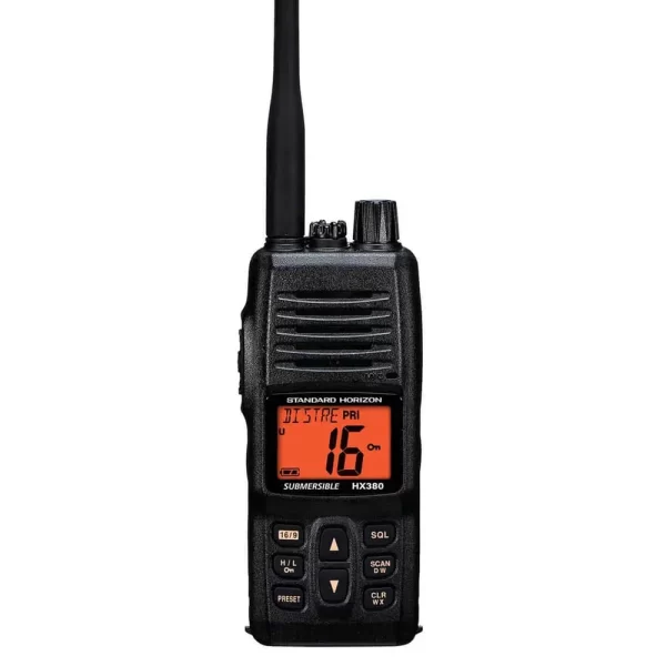 HX380 Standard Horizon Explosion Proof VHF Waterproof Marine Radio Handheld Waterproof Commercial Walkie Talkie