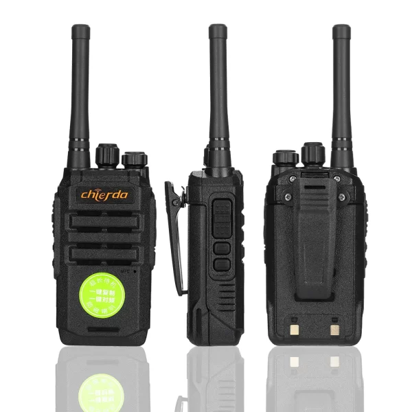 Chierda CD15 Mini Walkie Talkie Rechargeable Walkie-Talkies 1 or 2 Pcs PTT PMR446 Long Range Portable Two-way Radio for hunting - Image 2