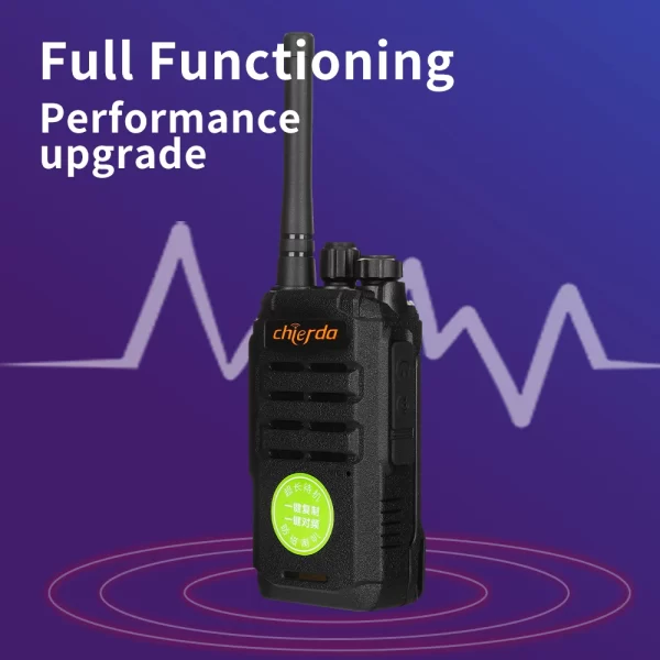 Chierda CD15 Mini Walkie Talkie Rechargeable Walkie-Talkies 1 or 2 Pcs PTT PMR446 Long Range Portable Two-way Radio for hunting - Image 4