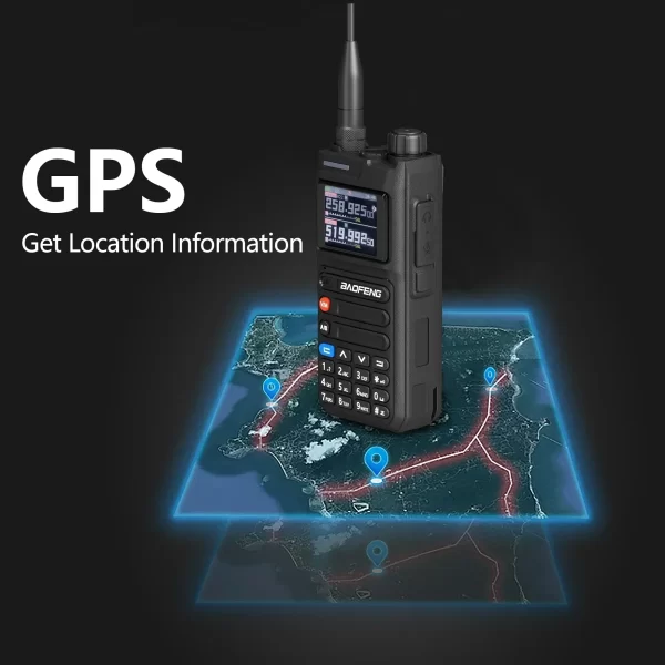 BAOFENG UV-26 Walkie Talkie GPS 10W Bluetooth APP Programming Recording Six Band Wireless Copy Frequency NOAA USB C Charger - Image 4