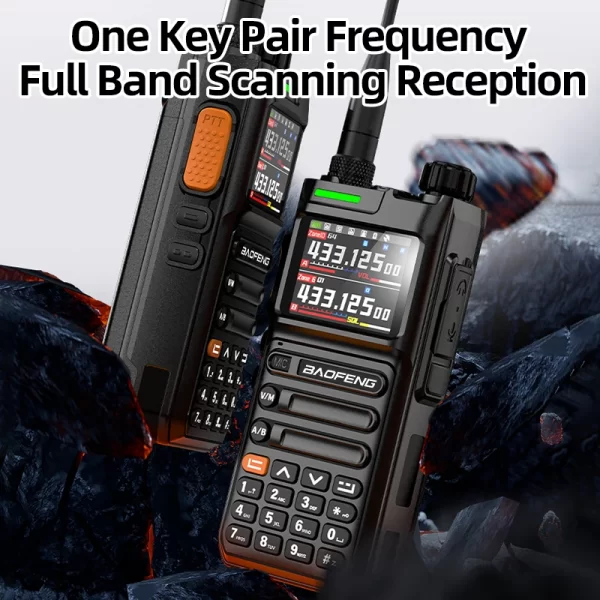 Baofeng UV26 Walkie Talkie GPS APSR Multi Band Bluetooth Programming Recording Wirless Copy Frequency Type-C Long Range Two Way Radio - Image 4