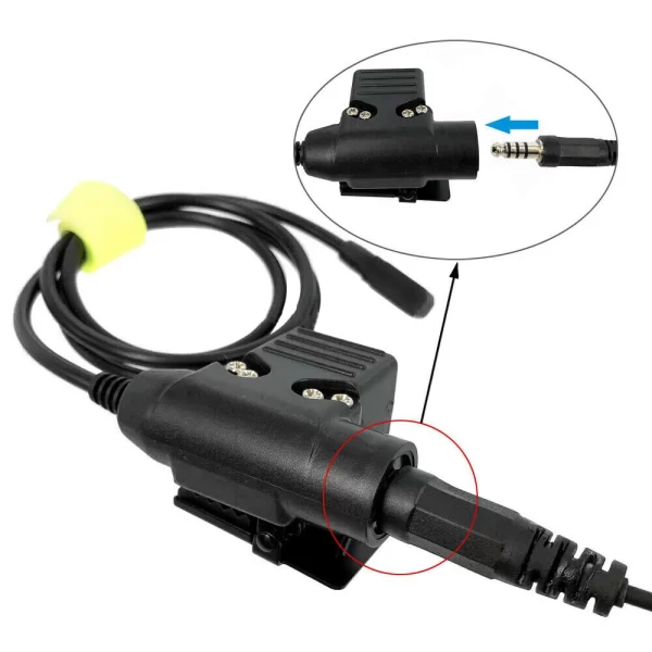 U94 PTT+7.1mm Hanging Neck Headset for MOTOROLA Xir P8268 DP4800 Two-Way Radio Telescopic Throat Control Mic - Image 3