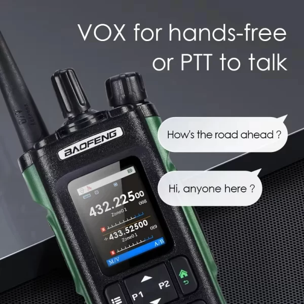 BAOFENG UV-32 Walkie Talkie GPS 10W Bluetooth APP Programming Recording Six Band Wireless Scan Frequency Type-C Charger UV32 - Image 5