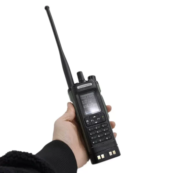BAOFENG UV32 Protable Walkie Talkie USB Type C Air Band AM Radio Receiver GPS Bluetooth APP Program Wireless Interphone - Image 2