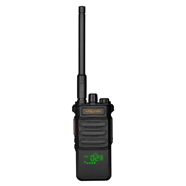 Chierda 108D 10w portable waterproof Long Range Walkie-Talkie Suitable For Hotel Construction Sites