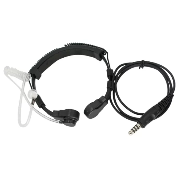 U94 PTT 7.1mm Tactical Telescopic Throat Controlled Walkie Talkie Headset For Motorola GP88S GP300 A8 12 Radio 2 Pin M Earphone - Image 5