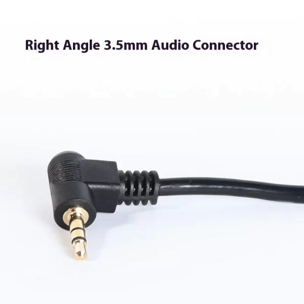 New 6.5 Female To 3.5 Male Audio Conversion Cable 3.5mm Right Angle Elbow CW Electric Key Trainer Audio Adapter Cable - Image 2