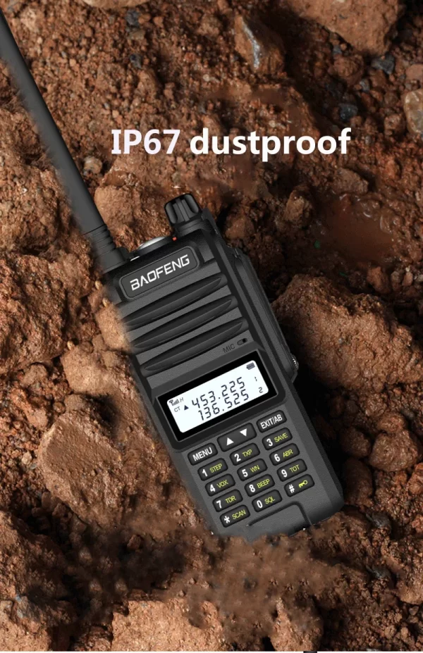 2025 hunting 18w walkie talkie 10km Baofeng BF-UVF10 ham radio comunicador professional long range dual band cb comunicacion - Image 5