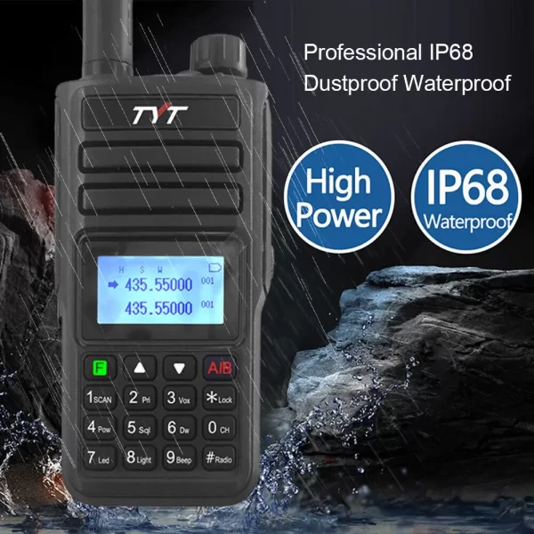 TYT TH-UV98PLUS Dual Band High Power 10W  136-174MHz/400-480MHz Portable Radio One-key Frequency Copy Walkie Talkie