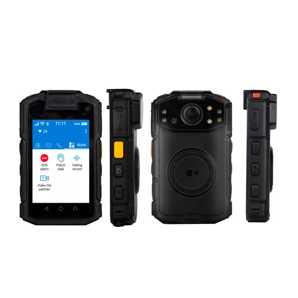 Inrico Body Worn Camera, Night Vision, WiFi, NFC, Poc Radio, SOS, Audio Video, Alarm Network, Walkie Talkie, Police Body Camera - Image 6