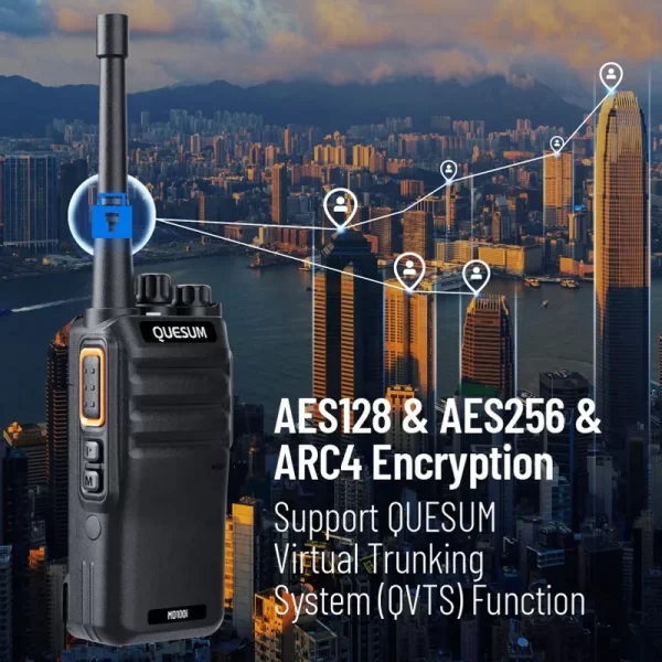 Quansheng MD100i Factory Direct Sale DMR Two-Way Radio IP67 Handheld GPS Wireless Digital Walkie Talkie with Multi-Function - Image 3