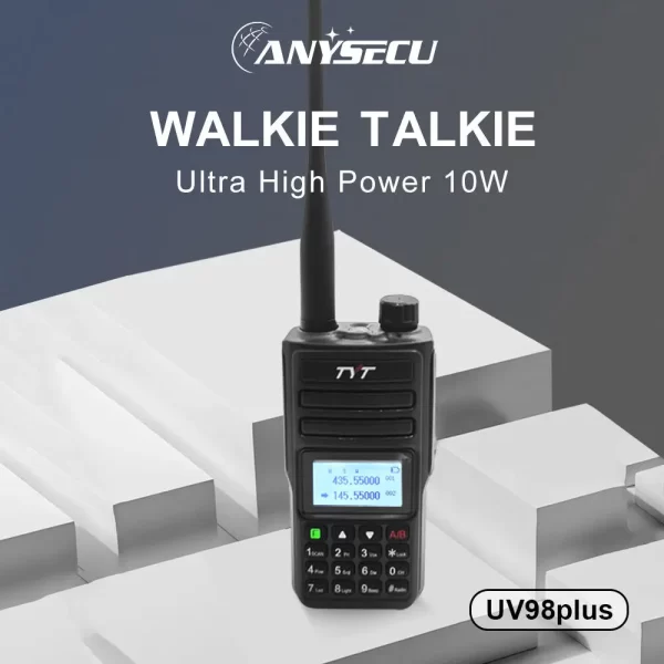 TYT TH-UV98PLUS Dual Band High Power 10W  136-174MHz/400-480MHz Portable Radio One-key Frequency Copy Walkie Talkie - Image 5