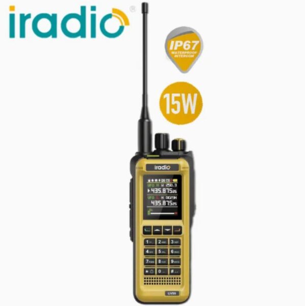 Iradio UV-99 Newest 15W Handheld Radio Multi-bands AM FM IP67 Waterproof Walkie Talkie - Image 2