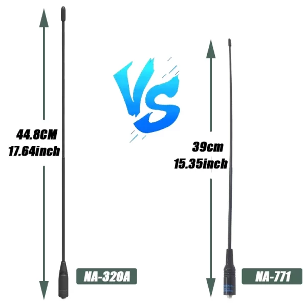 Original NA-320A Nagoya Antenna High Gain SMA-F Tri-Band HT Aerial 144-220-440Mhz For UV-26 UV-25 DM-32 UV-K6 Iradio UV-88 Radio - Image 2