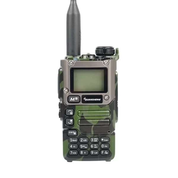 Quansheng UV K6 Army Green Handheld Radio Yellow Newest AM FM Full Band Walkie Talkie