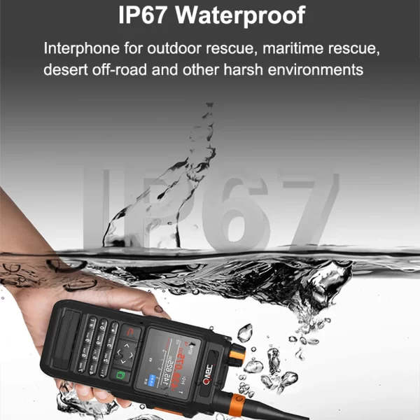 VR-N76 Transparent 8colors Portable Radio UV Dualband IP67 Waterproof Outdoor Radio Bluetooth GPS Positioning - Image 5