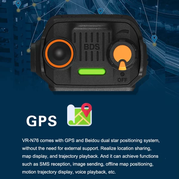 VR-N76 Transparent 8colors Portable Radio UV Dualband IP67 Waterproof Outdoor Radio Bluetooth GPS Positioning - Image 4