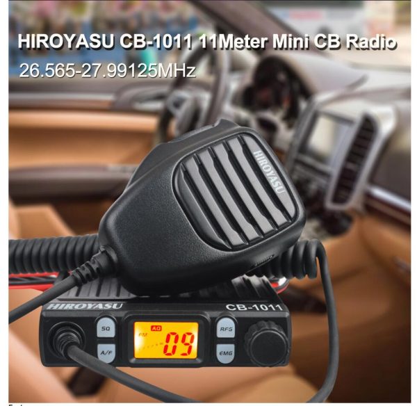 Hiroyasu Walkie Talkie CB-1011 Citizen Bands 26.565-27.99125MHz 11Meter Mini 27MHz FM/AM 8W 40Ch CB Radio For EU PL DE CE UK IN US IT Countries - Image 6