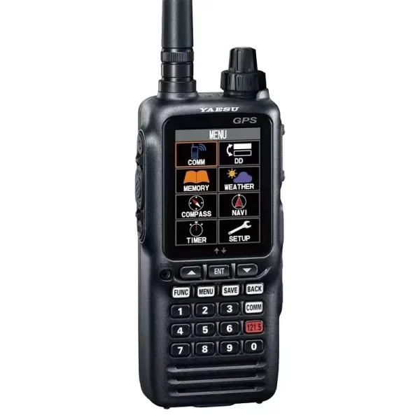New YAESU Original Portable Aviation Radio FTA-850L, 2.4" Large Color Screen, 6W HAM Power Ham Walkie Talkie
