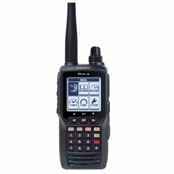 YAESU FTA-550L Aviation Walkie Talkie VOR and ILS Navigation Features - NOAA Weather - with Battery & Charger - Image 3