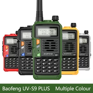 Baofeng UV-S9 PLUS 10W Walkie Talkie Dual Band Long Range VHF UHF Handheld Radio For UV-5R UV-K5 Ham Two Way Radio for Camping