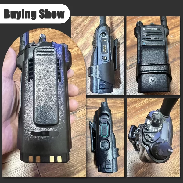 Walkie Talkie Clip Holster Carry Case Fit Motorola APX6000 APX8000 PMLN5709 PMLN5709A Holder Case Belt Clip Ham Two Way Radio - Image 4