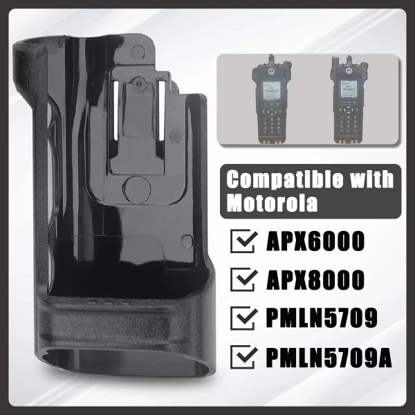 Walkie Talkie Clip Holster Carry Case Fit Motorola APX6000 APX8000 PMLN5709 PMLN5709A Holder Case Belt Clip Ham Two Way Radio - Image 5