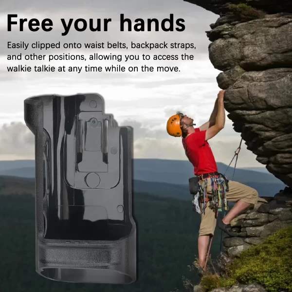 Walkie Talkie Clip Holster Carry Case Fit Motorola APX6000 APX8000 PMLN5709 PMLN5709A Holder Case Belt Clip Ham Two Way Radio - Image 6