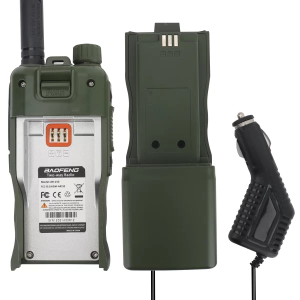 Baofeng AR-152 Car Charger Battery Eliminator 12V Adapter For AR-152 Radio Walkie Talkie - Image 3
