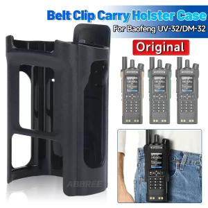 Original Belt Clip Hoster For Baofeng DM-32 Walkie Talkie Belt Holster Case UV32 Radio Belt Holder Case with Clip DM32 Accessory