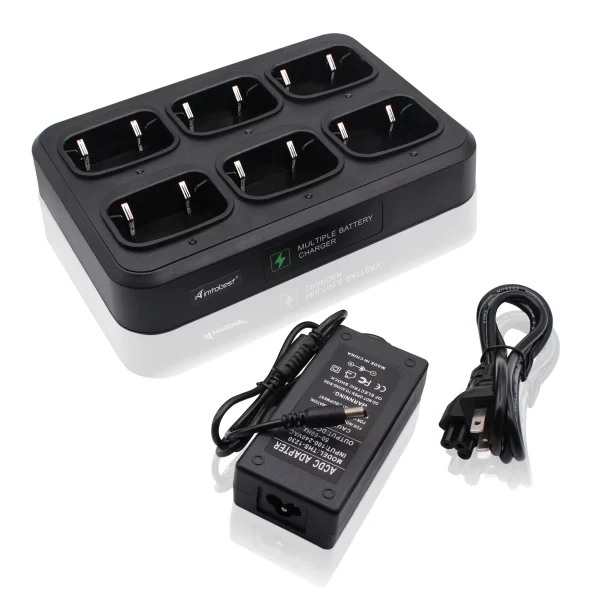 Hytera MCL15 6 unit rapid charger Six Way Multi charger for HYT Radio TC-508 TC-446S TC-518 TC-580 TC-500S TC-585 TC-560 TC-510 - Image 3