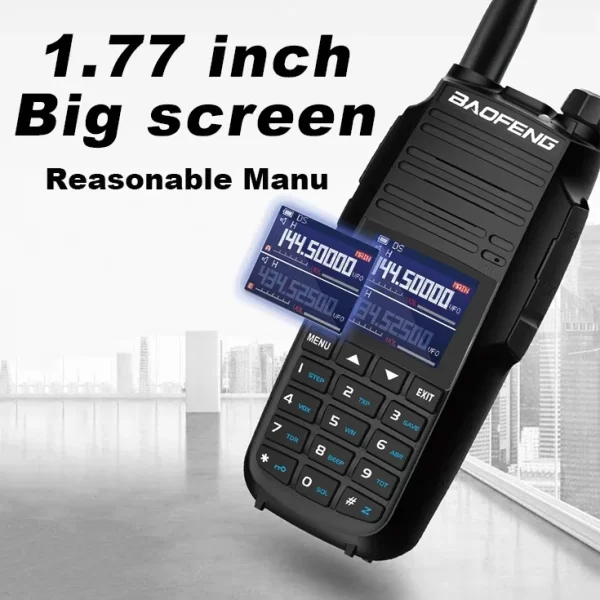 Baofeng UV-29 Pro Max Long Range DTMF Walkie Talkie Type-C Charging Display Radio NOAA 999 Channel Two Way Radio - Image 2