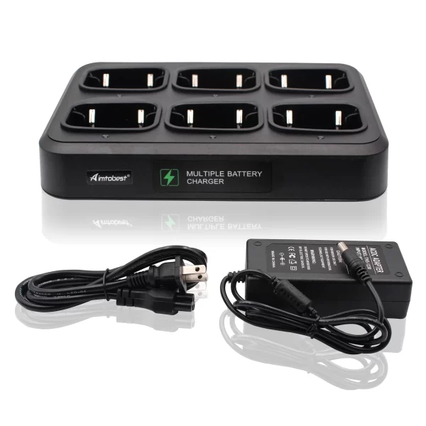 Hytera MCL15 6 unit rapid charger Six Way Multi charger for HYT Radio TC-508 TC-446S TC-518 TC-580 TC-500S TC-585 TC-560 TC-510