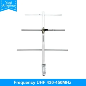 Yagi High Gain HD1 Aluminum Alloy UHF 430-450MHz Radio Antenna Female Connector Strong Signal Outdoor TV Antenna
