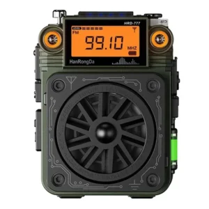 HRD-777 Multifunctional Bluetooth Radio | FM AM SW WB Weather Band Receiver with Fingertip Gyroscope & DSP