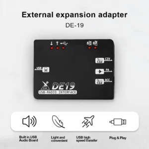 Xiegu DE19 Data Expansion Adapter for G90/G106/X5150 + XPA125B USB Interface – CIV/PA/ACC Support