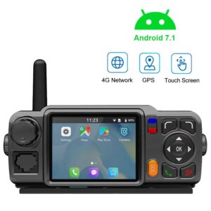 Alafone TD-M6Plus POC Radio – Android 7.1 Car Walkie Talkie with GPS & Zello | Touchscreen Walkiefleet