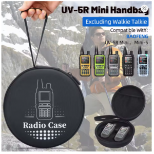 UV-5R Mini Walkie Talkie Carrying Case | Storage Handbag for UV-5R Mini/UV-5RMini/Mini 5