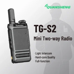Quansheng TG-S2 Pocket UHF Walkie Talkie - FCC/CE Certified