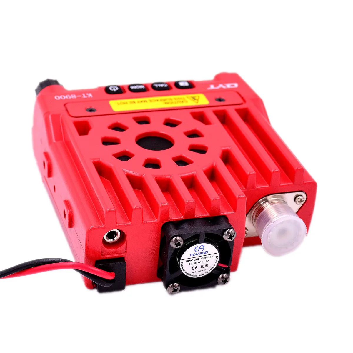 QYT KT-8900 Red Mini Mobile Radio 25W Dual Band VHF/UHF Ham Transceiver for Car, Taxi & Amateur Radio - Image 3