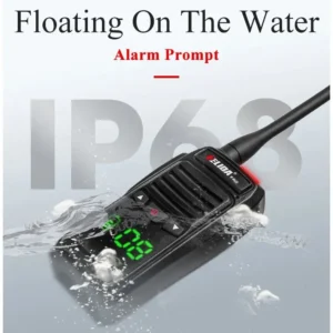 Amateur Floating Two Way Radio 5W VHF UHF 136-174MHz IP68 Waterproof Handheld Marine Radio