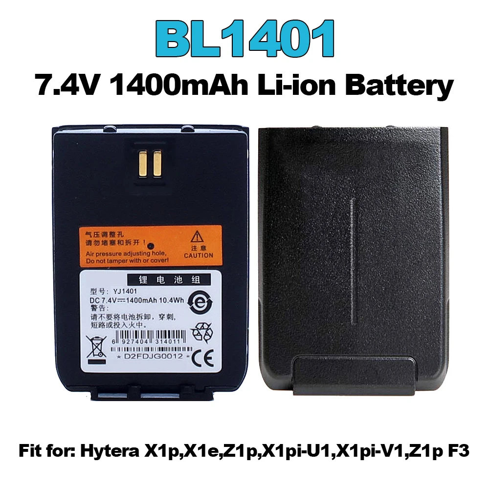 BRAND NEW & HIGH QUALITY BL1401 Battery for HYT X1e X1p Z1p X1pi-U1 X1pi-V1 Z1p F3 Two Way Radios Extra Battery