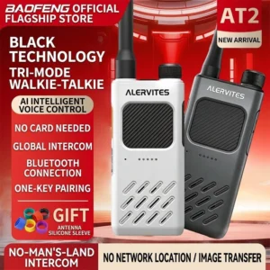 Global Range BAOFENG AT2 PoC Two-Way Radio: Nationwide Coverage, Slim Handheld Transceiver for Long-Distance Travel & Logistics [Free Shipping]