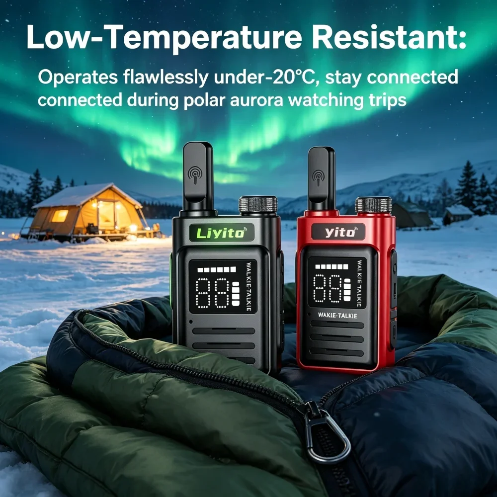 Long Range Rechargeable Durable for Camping Hiking Outdoor Adventure COD Mini Two Way Radio - Image 5