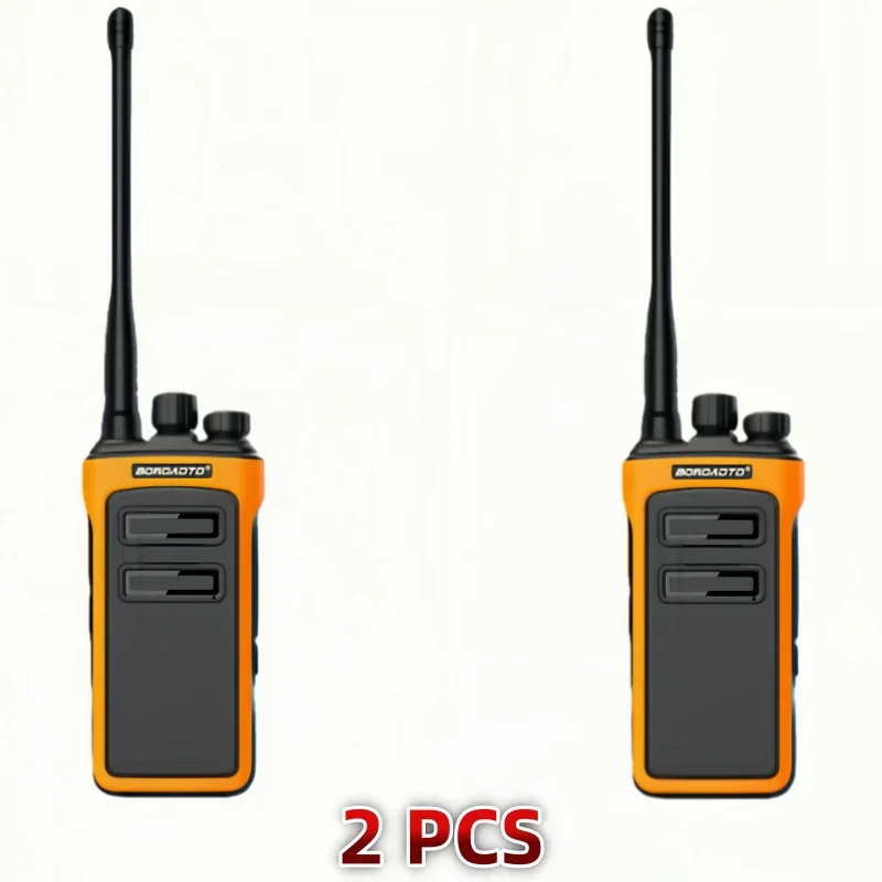 Rechargeable Waterproof Long Range Two Way Radio with One Key Decoding for Construction Security Office Use - Image 6