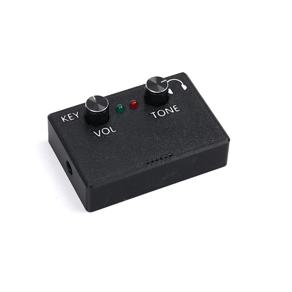 HT-6 CW Practice Unit for Morse Code, Adjustable Audio Volume and Tone, Light & Sound Training - Image 4