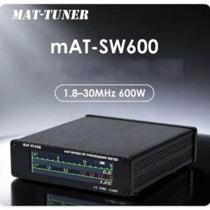 MAT-SW600 Digital Standing Wave Ratio SWR & Power Meter 1.8-30MHz 600W HF Short Wave High Precision
